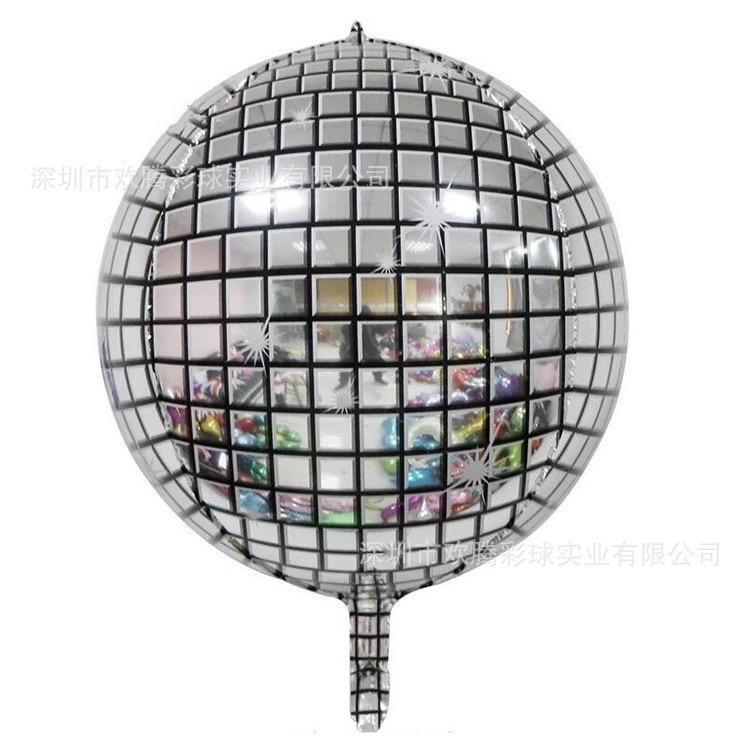Sidabrinis disco balionas