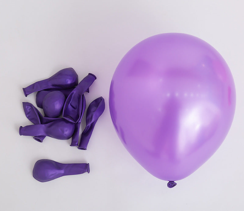 Violetiniai perliniai balionai