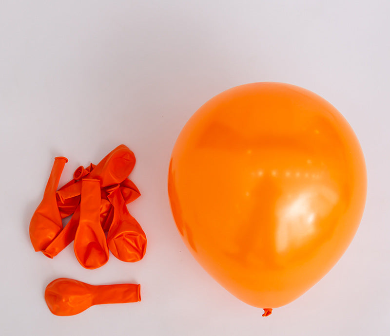 Oranžiniai perliniai balionai